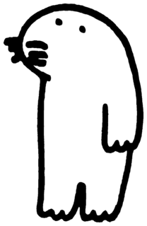 暮らすモグラのリフレクター原画